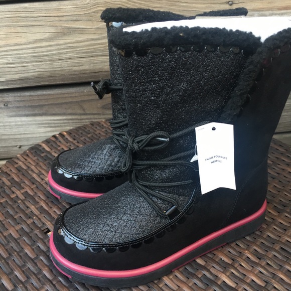 Girls Land’s End Winter Boots - Picture 2 of 8